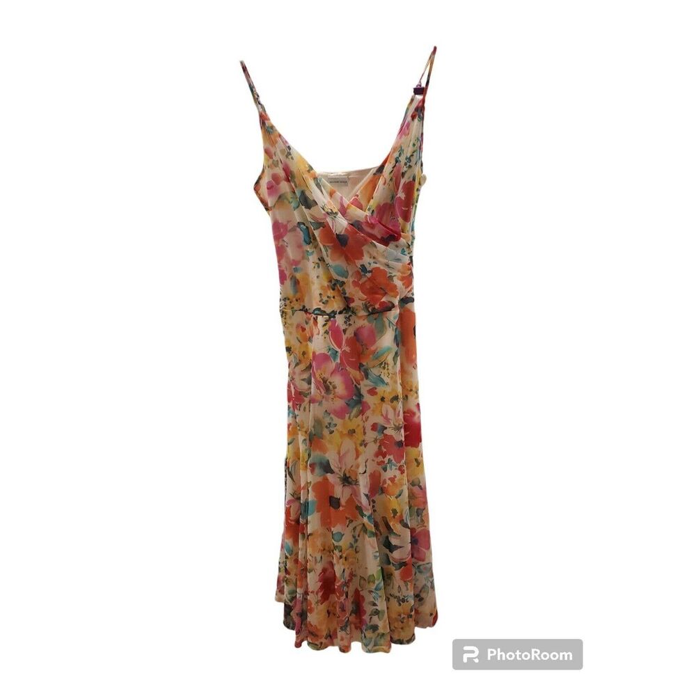 Newport News Watercolor Floral Dress Size Small